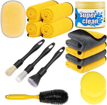 ShinetiX 16 PCS Car Cleaning Kit