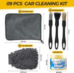 ShinetiX 9 PCS Car Cleaning Kit - Image 8