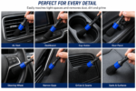 5-Piece Car Detailing Brush Set - Image 3