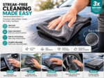 Microfiber Car Wash Towels – 30 × 40 cm | 600 GSM Premium - Image 3