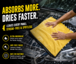 Microfiber Car Wash Towels – 30 × 60 cm | 800 GSM - Image 7