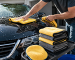800 GSM Premium Microfiber Car Wash Towels – 30 × 30 cm - Image 2